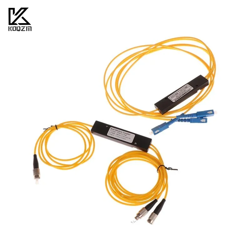 1 Tot 2 Splitter SC FC UPC 1X2 PLC Fiber Optische Splitter SC/UPC PCL Taper Type Splitter Computer Kabel Koord Mouwen