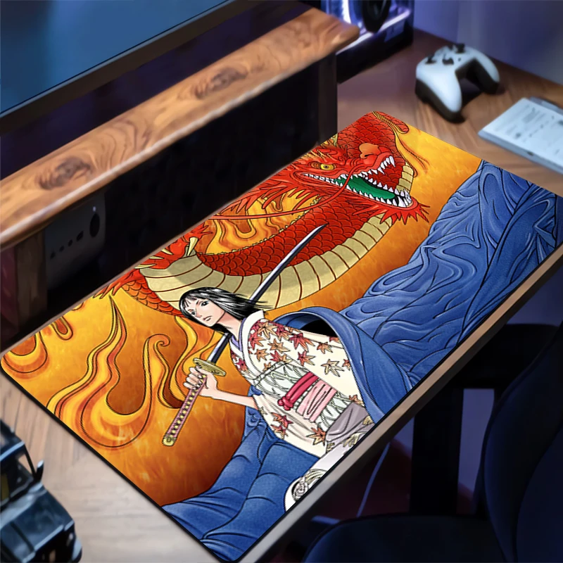 แผ่นรองเมาส์ แผ่นรองเมาส์คอมพิวเตอร์ แผ่นรองคีย์บอร์ด แผ่นรองเมาส์ O-one P-piece สำหรับเกมเมอร์ แผ่นรองเมาส์แบบนุ่ม สำหรับสำนักงาน พีซี พรมรองโต๊ะ แผ่นรองโต๊ะทำงาน