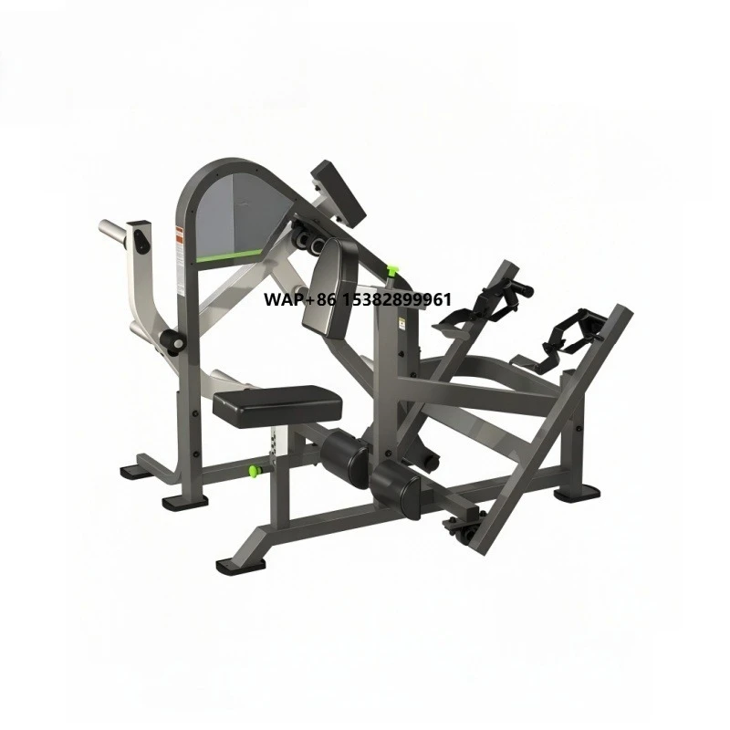 SK Factory Low Price 3MM Thickness Commercial Gym Equipment Back Exercise Seated Row Vertical Rowing Machine Safe Chest Steel
