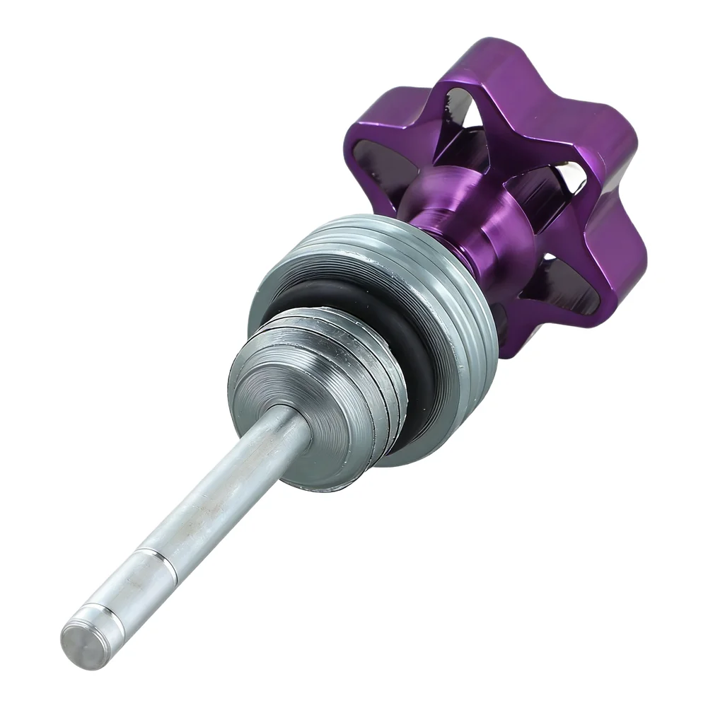 Daily Maintenance Bike Oil Dipstick Oil Level Gauge Accurate Oil Level Reading Tool Motorcycle Oil Dipstick Purple