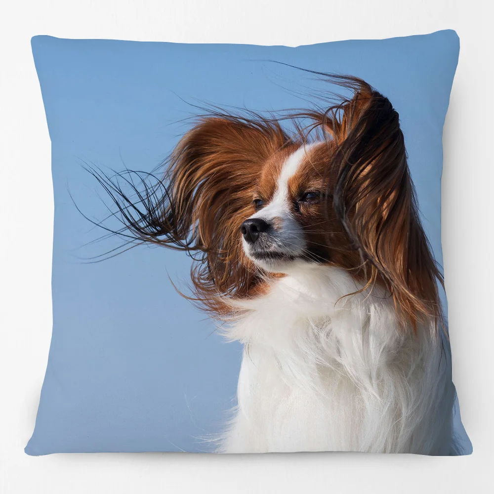 Australian Shepherd Jack Russell Terrier Dog Cushion Cover Pillow Case