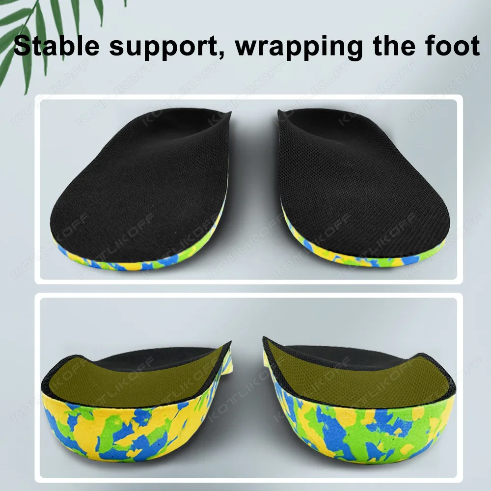 Flat Feet Orthotic Arch Support Insoles Pads Hard Arch Comfort Support Relieve Foot Problems Accessory Orthopedic Sport Shoes