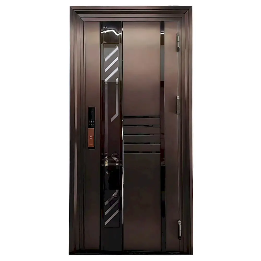 Stainless Steel Nordic  Anodized Aluminum Hollow Door Frame Durable Weather Resistant for  Entry Living Room