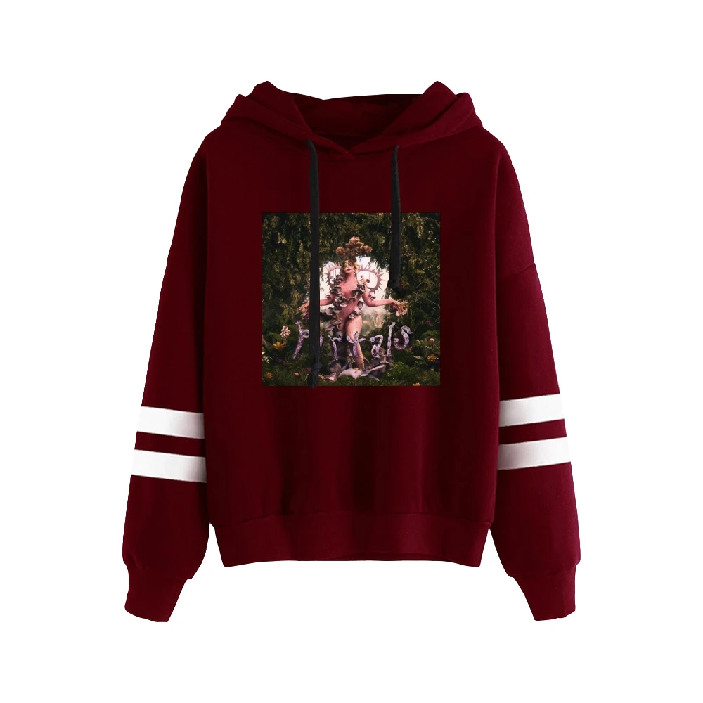 Melanie Martinez portale Merch nowa muzyka Album bez kieszeni równoległe drążki rękaw bluza męska damska bluza z kapturem Unisex ubrania