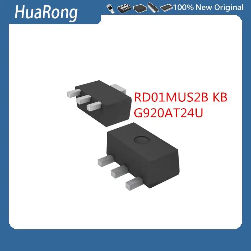 10PCS/LOT   RD01MUS2B KB   RD01MUS2 K5    G920AT24U  G920  920A4   SOT-89