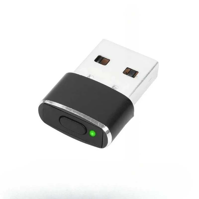 USB Mouse Jiggler Undetectable Mouse Mover with ON/OFF Switch, Plug and Play PC Mouse Movement Simulator Keep Awake, Mini