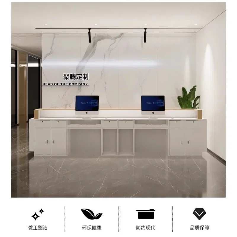 

Салон Foodbad Стойки для приема Простая стойка для офисного оборудования Стойка для приема Офисы Красота Empfangstheke Коммерческая мебель