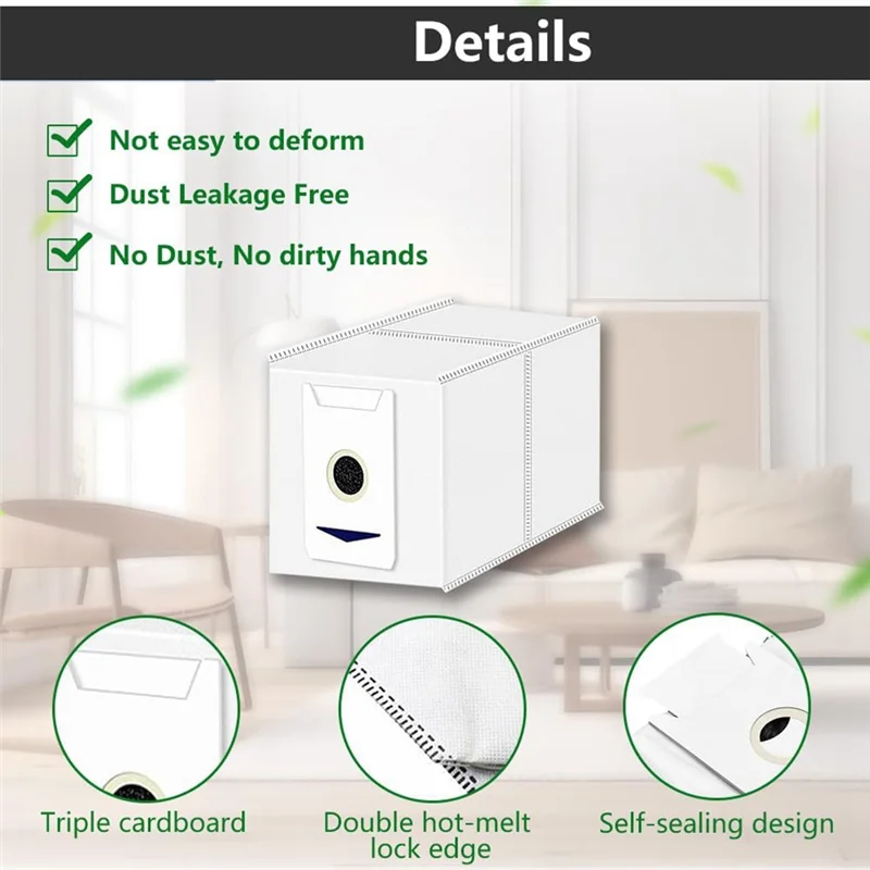 -ABPO Für Ecovacs Deebot T30S Roboter Staubsauger Zubehör Hauptseitenbürste Hepa-Filter Mopp Tuch Staubbeutel