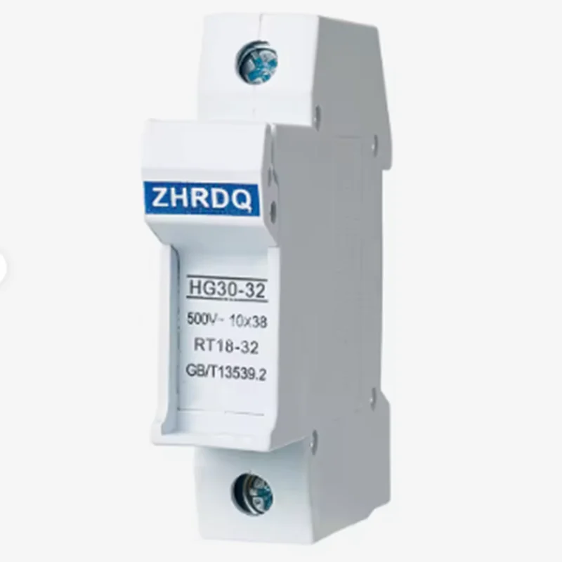HG30 HG30-32 3P  High Quality Cylindrical 500V AC Fuse Holder 0.5A-40A High Breaking Capacit