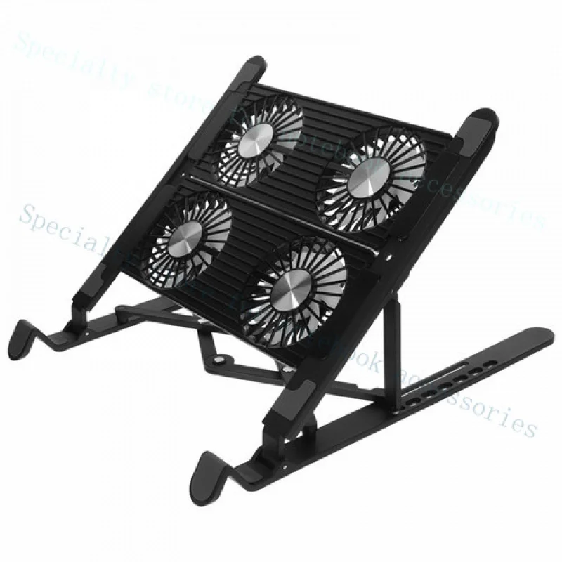 A+ 1 Set of Cooling Fan For Laptop Anti-slip Laptop Bracket Computer Cooling Stand