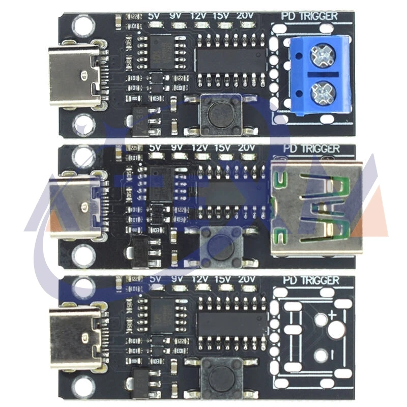 100W 5A USB-C Fast Charge Trigger Board Module PD/QC Decoy Board Snel opladen USB Type-C PD 2.0 3.0 Boost Power Module CMTPD