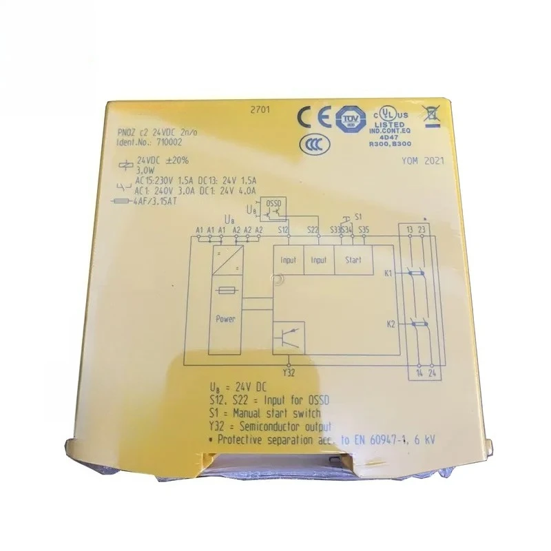 Hot Sale Brand New PILZ Safety Relay 710002 Electrical Equipment PLC Programmable Controller in Stock