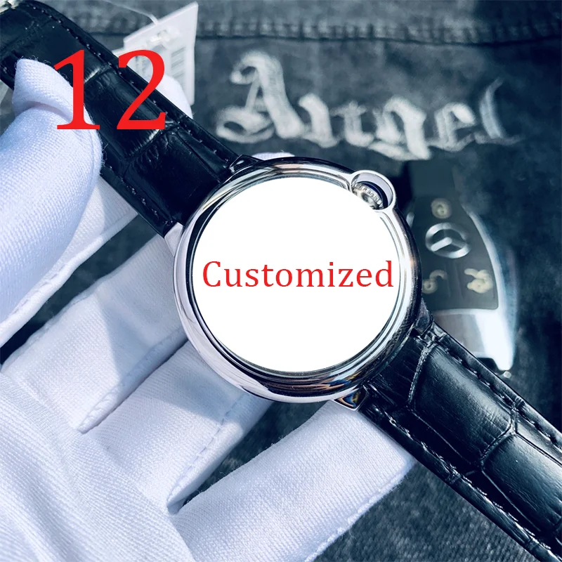 يمكن تخصيص ساعات رجال الأعمال الكلاسيكية لعام 2025 ميكانيكية أوتوماتيكية بالكامل للرجال والنساء بحزام من الفولاذ المقاوم للصدأ