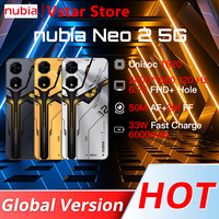 Nubia-Neo 2 Smartphone, Global Version, 5G, 6000mAh, Long-lasting Battery, 6.72 FHD + Hole, 120Hz, 50M, NFC