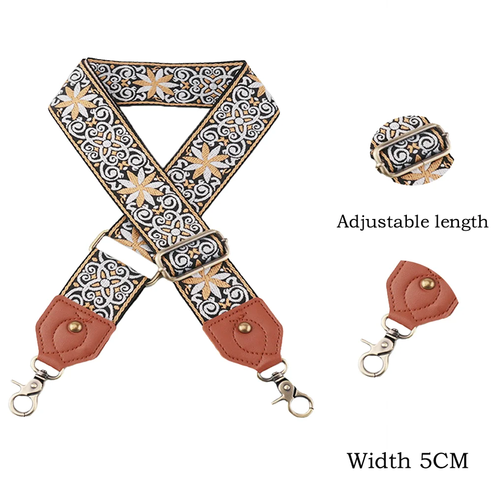 

5CM DIY Long Wide Shoulder Strap Replaceable Handbags Nylon Women's Crossbody Accessories Pouch Strap Shoulder Strap