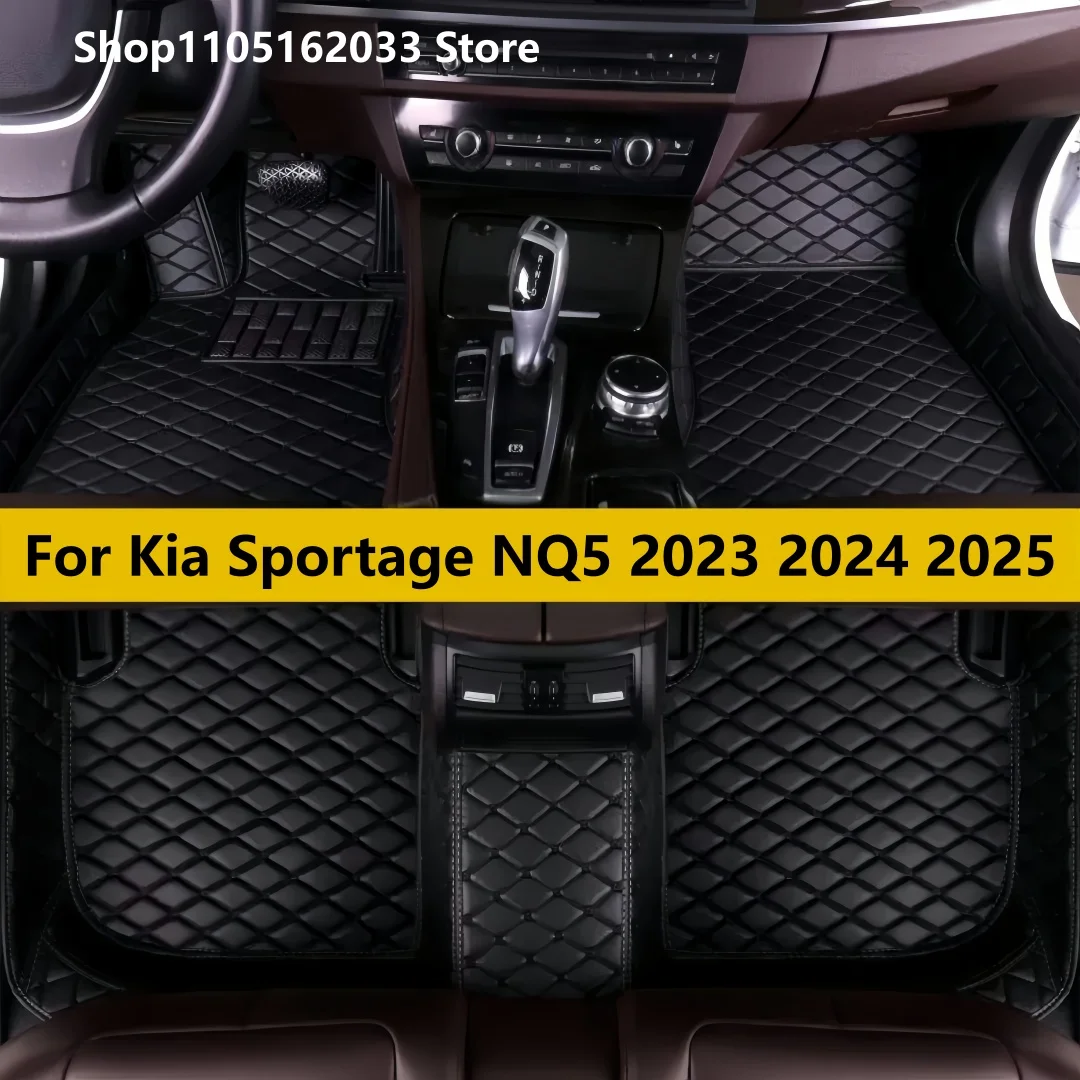 

Car Floor Mats For Kia Sportage NQ5 2023 2024 2025 Auto Accessories Full Set Leather All Weather Cars Carpets Pads