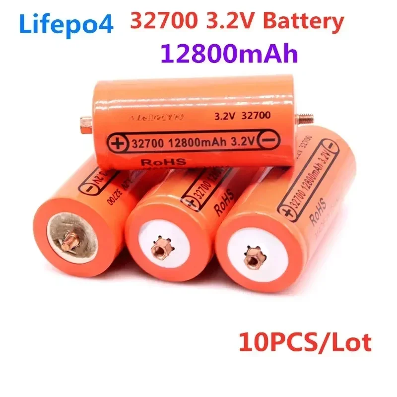 4-10 قطعة بطارية ليثيوم فوسفات الحديد المهنية 32700 3.2 فولت Lifepo4 بطارية قابلة للشحن 12800 مللي أمبير #3
