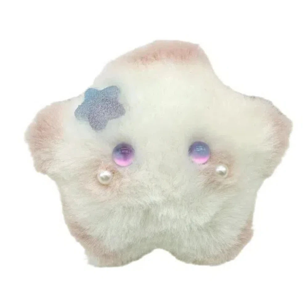 Plush Keyring PP Cotton Squeak Star Plush Keychain Fluffy Soft Squeezing Plush Star Doll Ins Funny Bag Accessories