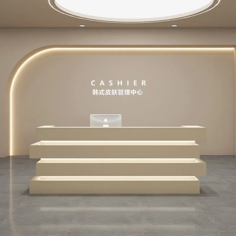 120 160 180 200 220 240 260 280 300cm Beauty salon clothing store cashier counter Customer center mostrador de tienda furniture