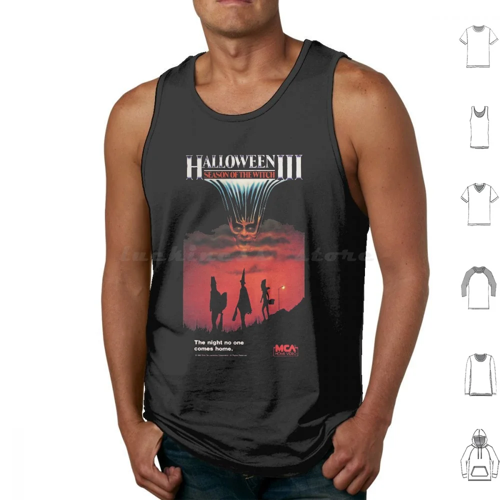 Halloween Iii-Poster Artwork Perfect Gift Tank Tops Vest Sleeveless Frankenstein Monster Movie Horror Gory Scare Fright