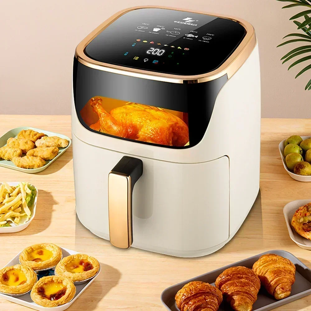 

Shenhua Smart Air Fryers 7L Large-capacity Household Multi-functional Smart Oil-free Smokeless Electric Oven AirFryers 220V