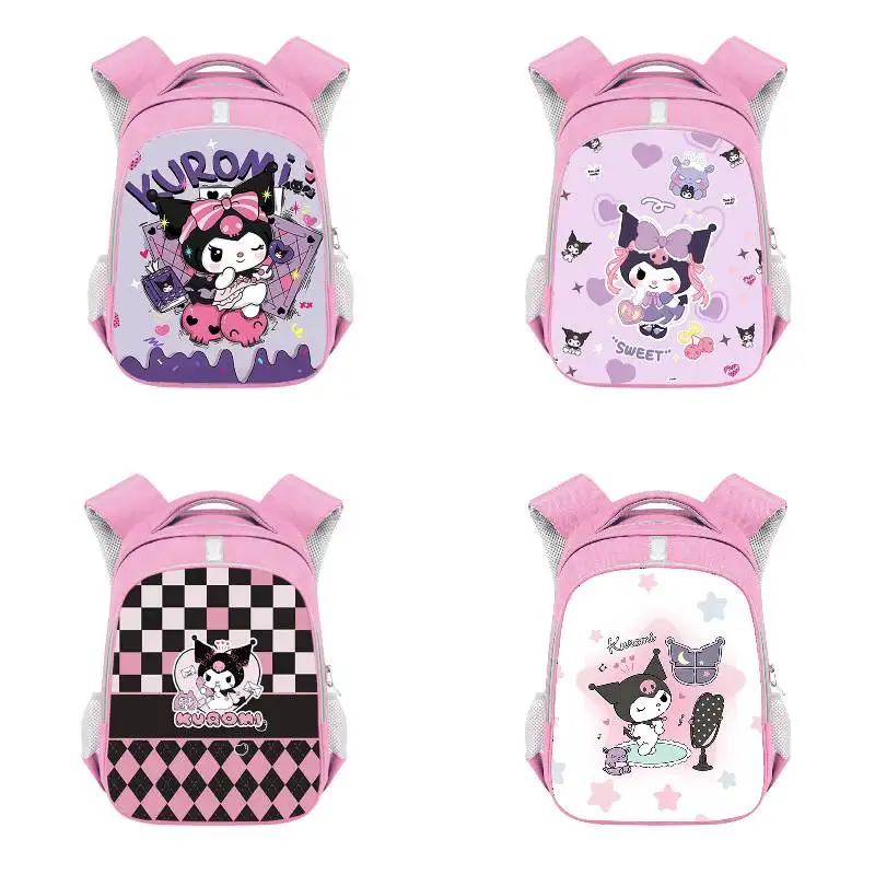 

Sanrio New 2025 Kulomie Backpack School Bags Cartoon Anime Peripheral Cute Student Backpack Teenagers Birthday Festival Gifts