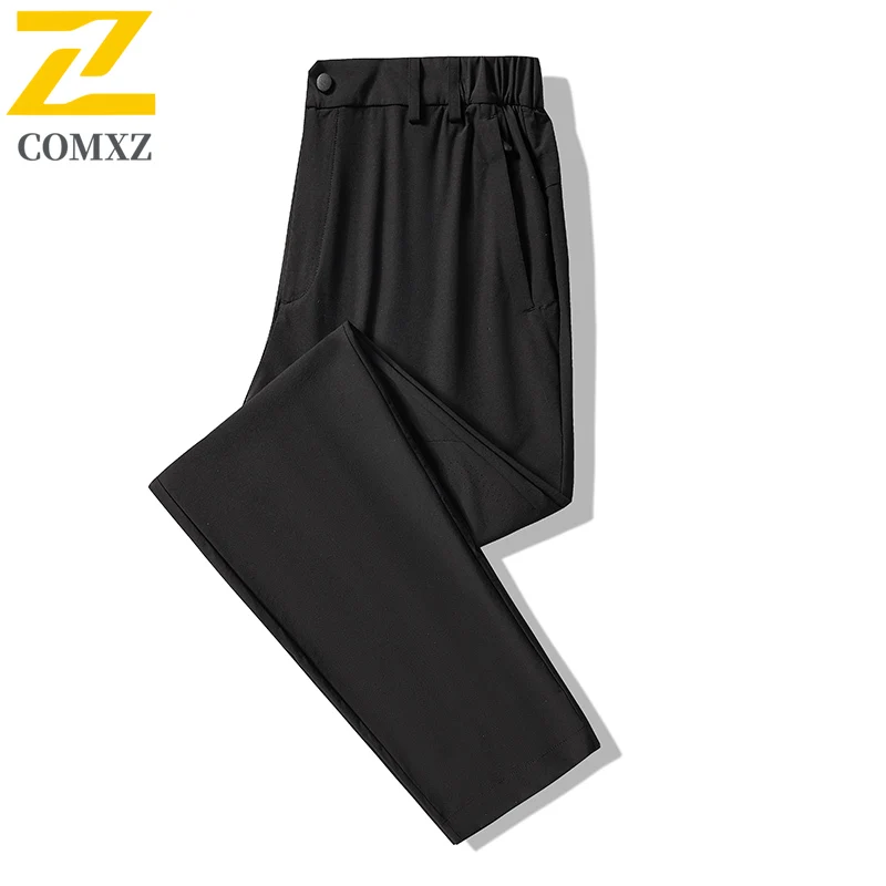 Outdoor Men Casual Pants Summer Quick Drying Comfortable Breathable Large-sized Versatile Pants Hiking and Camping Sports Pants