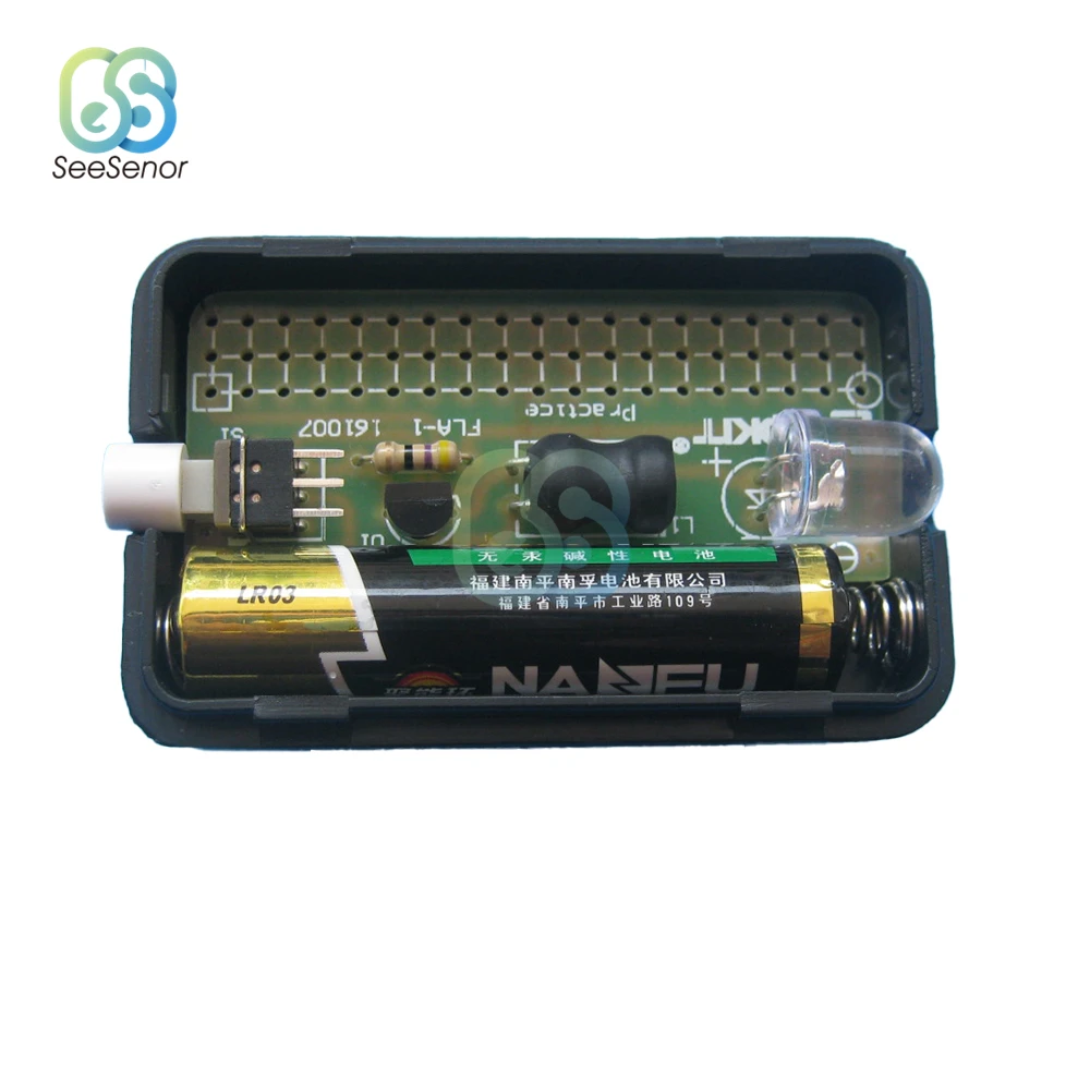 FLA-1 1.5V Đơn Giản Đèn Pin DIY Bộ Tích Hợp Mạch Hàn Thực Hành Bộ Linh Kiện Điện Tử Hàn Đào Tạo