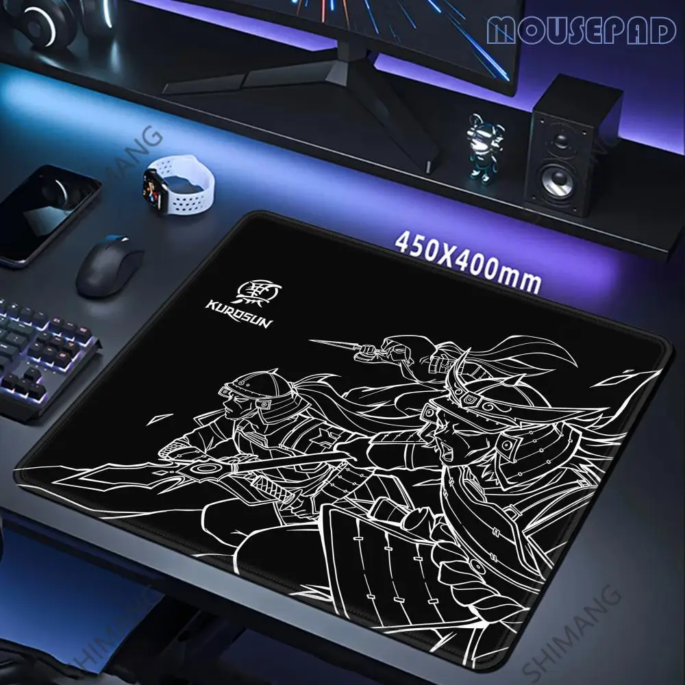 

Gamer Professional Kurosun Samurai Gaming Mouse Pad Game Ultrafine Surface Balance Mouse Mat 45x40CM E-Sports Mousepad Desk Mat
