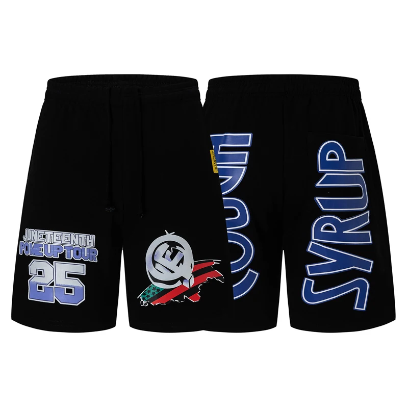 Summer Comfortable Cotton Drawstring Shorts Casual All-match THAT'S A AWFUL LOT OF COUGH SYRUP Pants