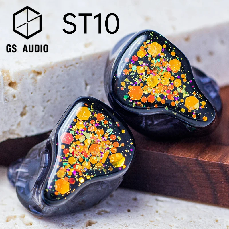 

GS AUDIO SD7 In-Ear Earphones 6BA+1DD Hybrid Driver HiFi IEMs with 0.78 2pin Detachable Cable for Audiophiles