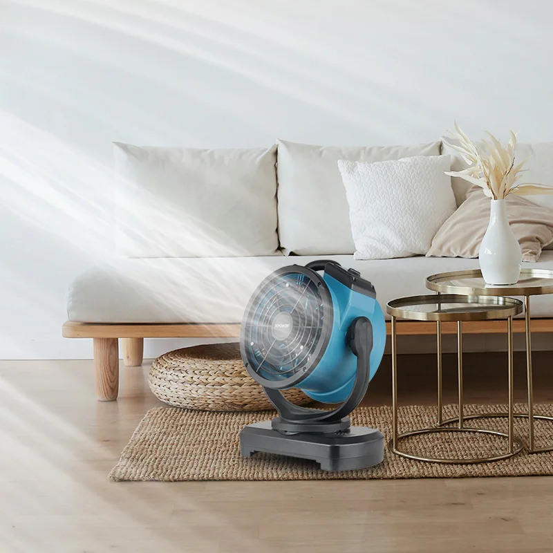 مروحة رذاذ XPower FM-68W تبريد خارجي تتأرجح شديدة التحمل قوية عالية السرعة مثالية للتخييم والباحات والنزهات والمزيد