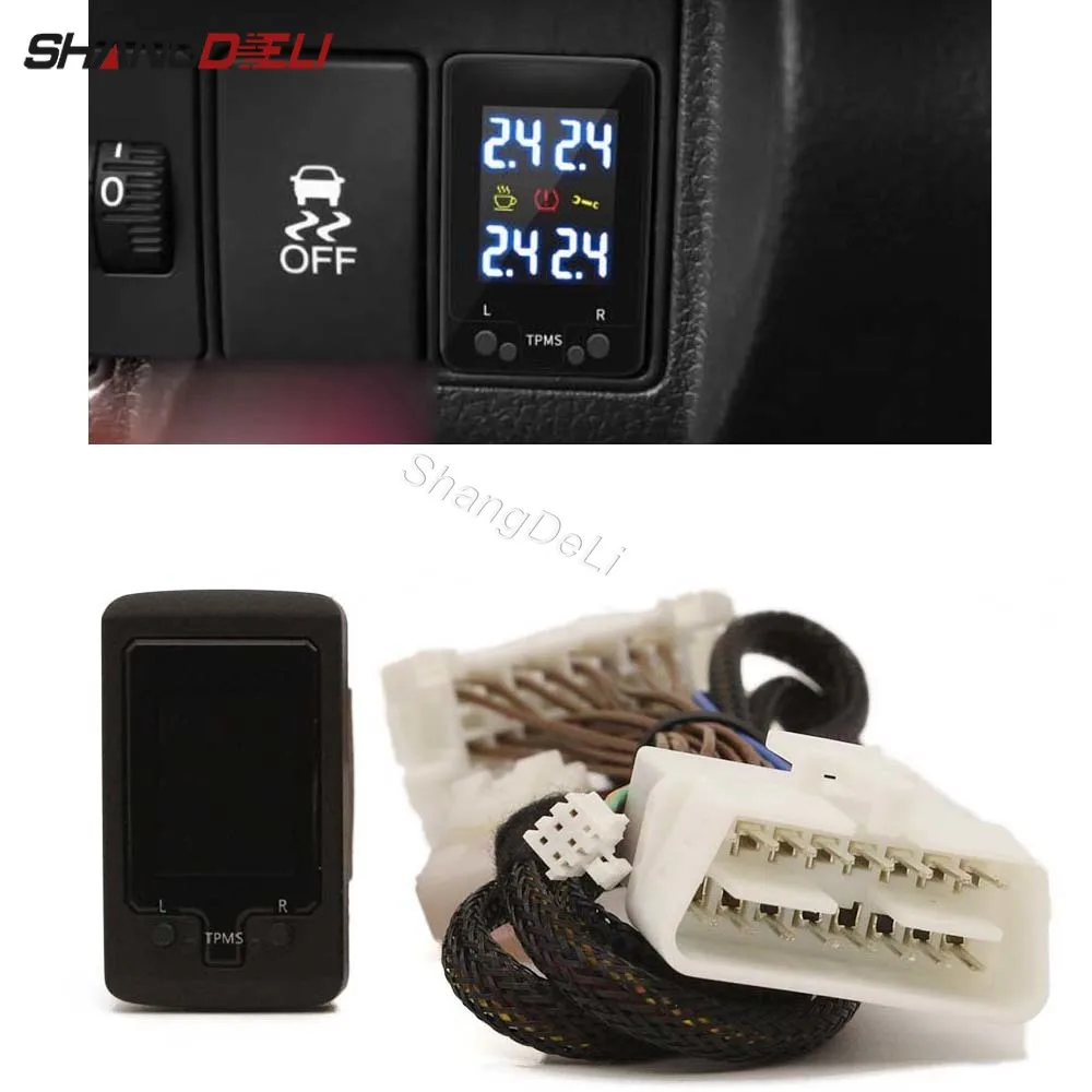 

Car Digital Tire Pressure Monitor OBD TPMS Tyre Security Alarm Systems For Honda CRV Odyssey Civic 2008 - 2013