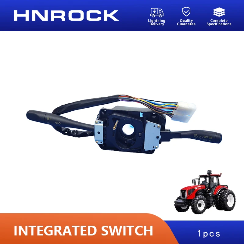 NEW JK322H All-in-One Switch for Headlight High/Low Beams and Wipers for Dongfanghong YTO Tractor Diesel Engine Parts