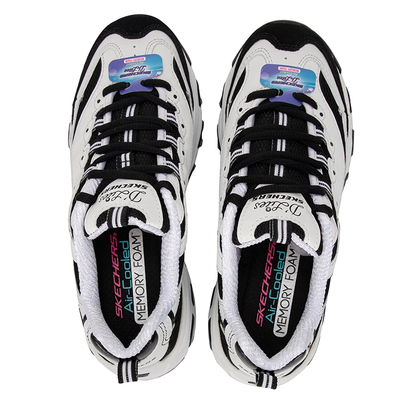 

Skechers D'Lites 1.0 Women's Casual Shoes, Breathable, Comfortable, Wear-Resistant Sports Shoes, Thick-Soled Dad Shoes 13148-Wbk