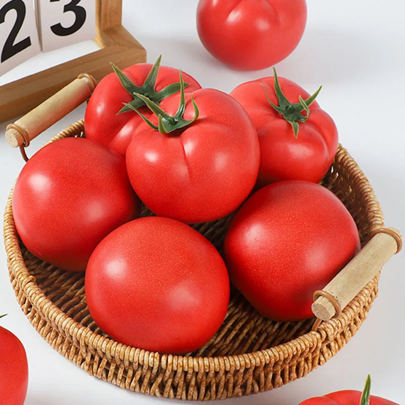 

Wholesale Foam Tomatoes Kitchen Decoration Prop Simulation Food Tomato Model Children's Teaching Aids Simulation Tomato Model