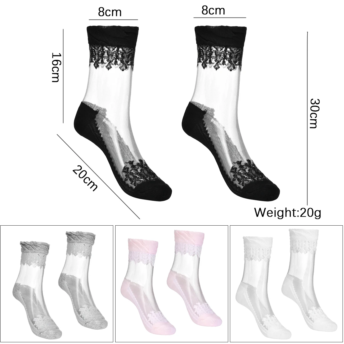 Hautfarbe Glass trümpfe kurze Socken Sommer Baumwoll sohlen Strümpfe stapeln Strümpfe für Frauen-1 Paar