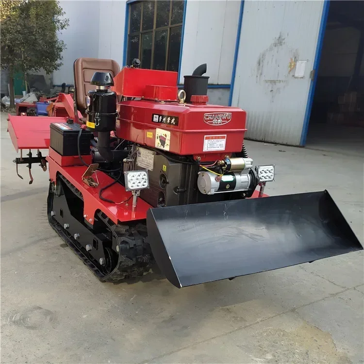 25HP Naik peralatan pertanian traktor mini taman anakan putar dengan alat hitching