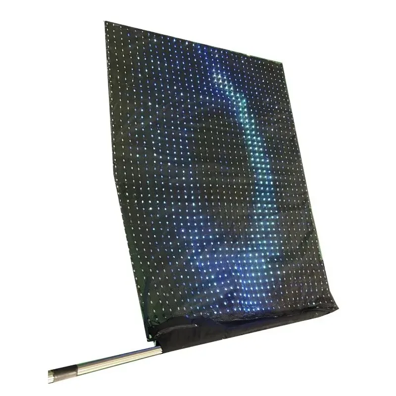P30(mm) Vision Flag Light Video Animation Logo Flag with 1440pcs Rgb LEDs