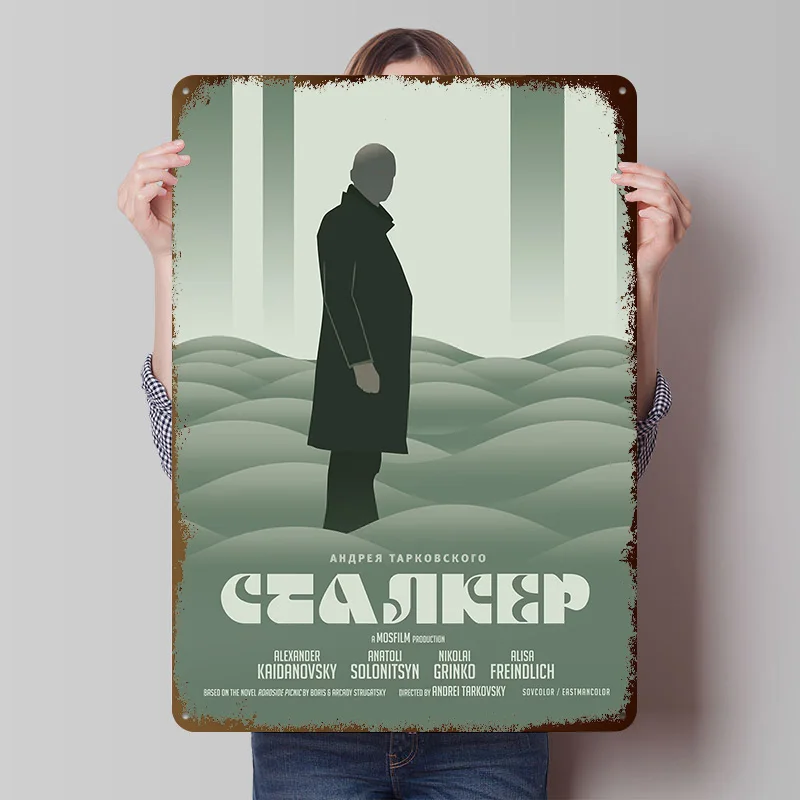 Stalker Printing Poster Customized Retro Wall Art Vintage Metal Signs for Home and Decoration Gaming Bar Accessories Wand Deko