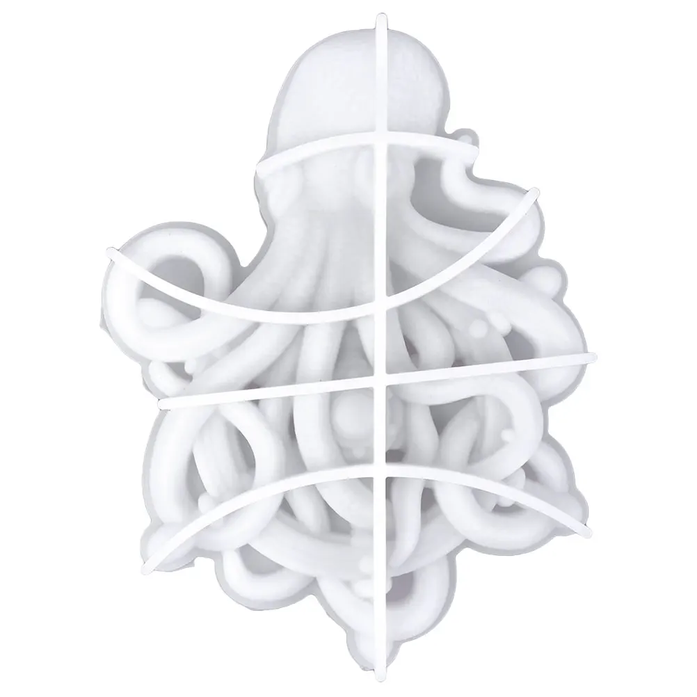 

Flexible Silicone Octopus Mold Epoxy Casting Resin Crafts Diy Tool Art Craft Mold Durable Tear Resistant Demolding Easy