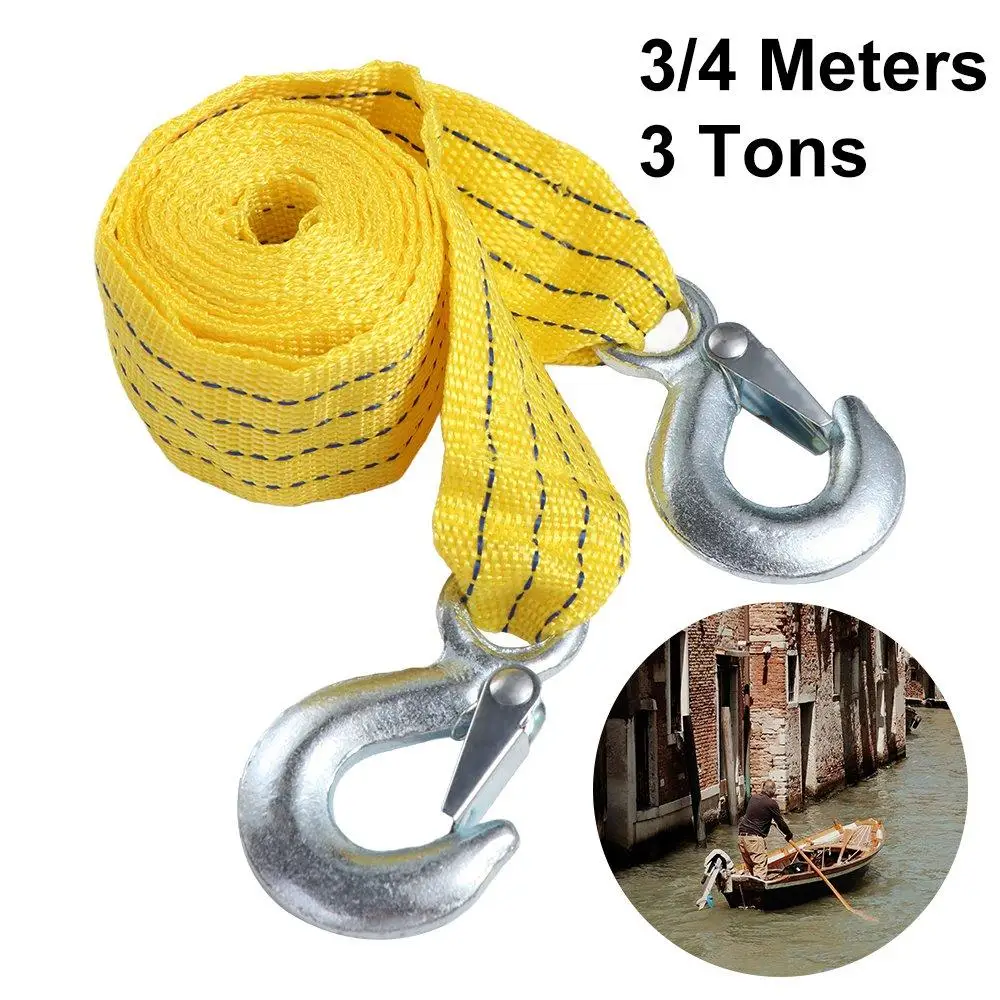 

Tow Cable Heavy Duty Car Tow Cable High Strength 3M 4M Trailer Rope Universal Nylon Car Rescue Tool Car Accessories