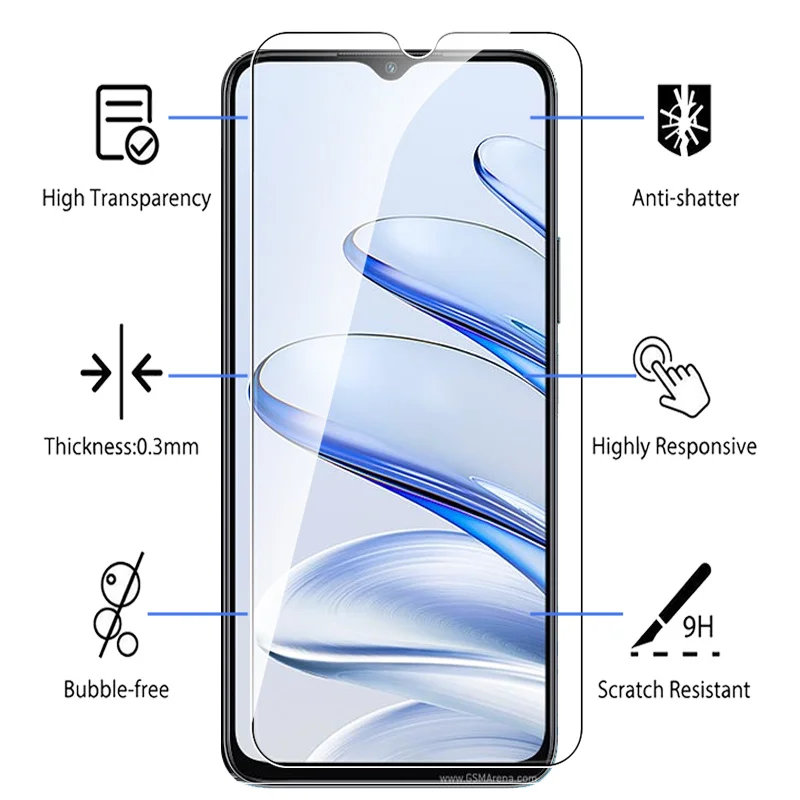 6in1 Protective Glass Case For Honor 70 Lite 5G Tempered Film Honar 70Lite Honor70Lite 6.5inch Screen Lens Camera Protector Film