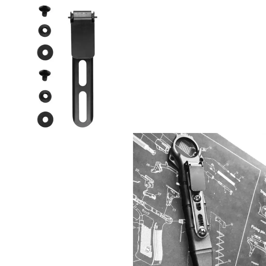 

203C Universal Cutter Carriers With Hand Release Mechanism Nonslip Waist Attachment For Cooks Woodworkers Survival Gear