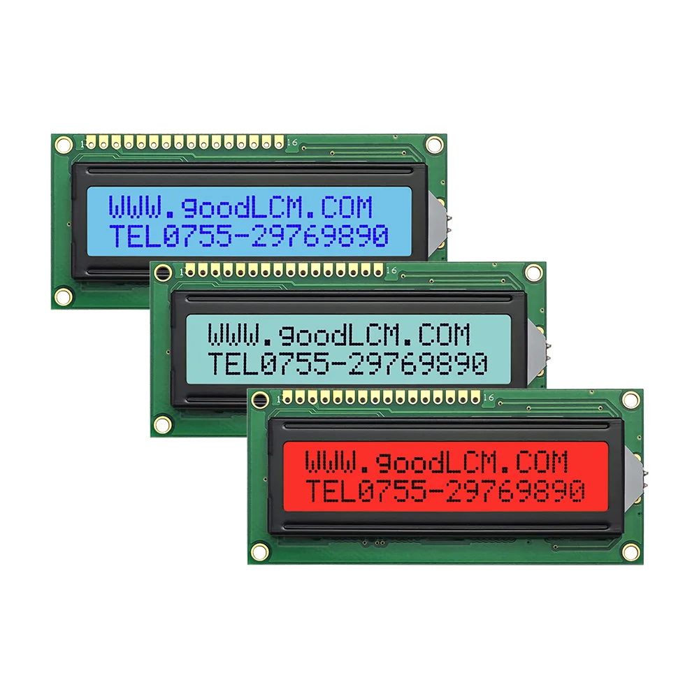 1602a 2x16 LCD Display 16x02 I2C LCD Module HD44780 Drive Multiple Mode Colors Are Available 5V Power Supply