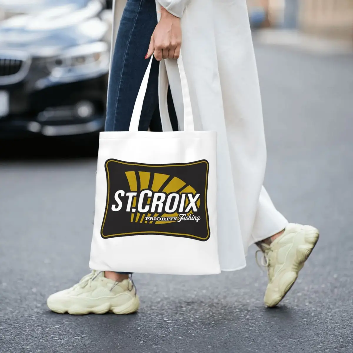 

Сумки для покупок с логотипом St Croix, складная холщовая большая сумка, женская сумка через плечо, дорожная сумка