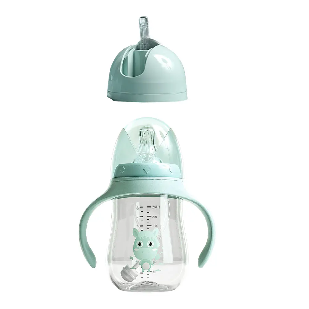 

Anti-Fall Baby Bottles Lightweight Portable PP Material Milk Storage Container Wide Mouth Design Comfortable Feeding Baby Bottle