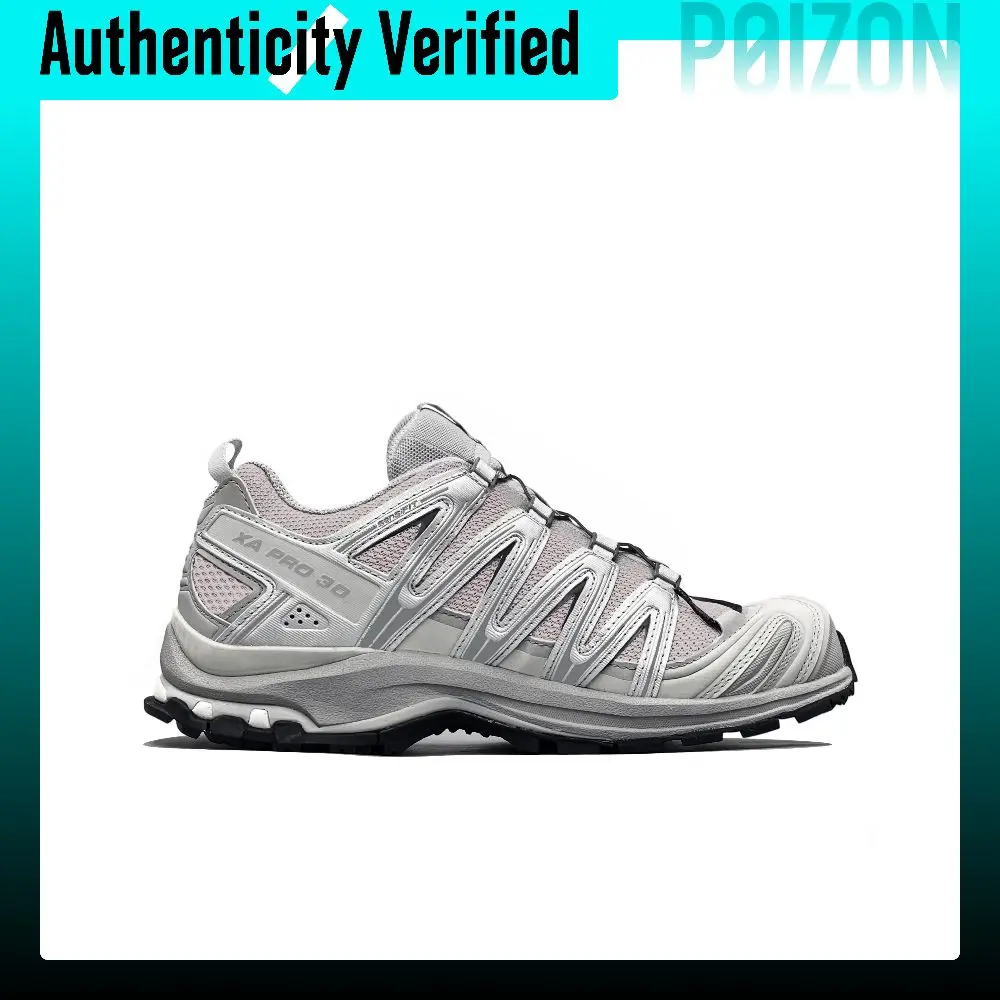 SALOMON XA PRO 3D Running Shoes Unisex Low-top Silver, Pink L41617500（Team1841-）