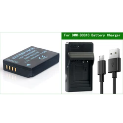 DMW-BCG10 BCG10E BCG10PP Camera Battery + Charger For Panasonic DMC-ZS20 ZS25 TZ6 TZ7 TZ8 TZ10 TZ18 TZ20 TZ30 TZ35 ZX1 ZX3