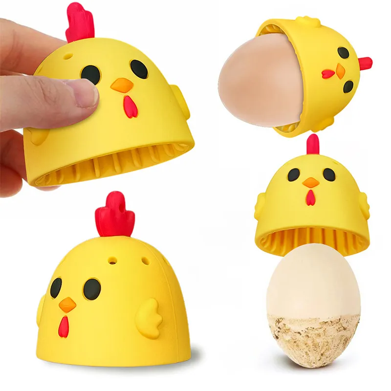 Silicone Egg Cleaner For Fresh Eggs, Creative Cute Farm Fresh Egg Cleaning Brush, Removes Chicken Coop Refrigerator Eggs Nasties